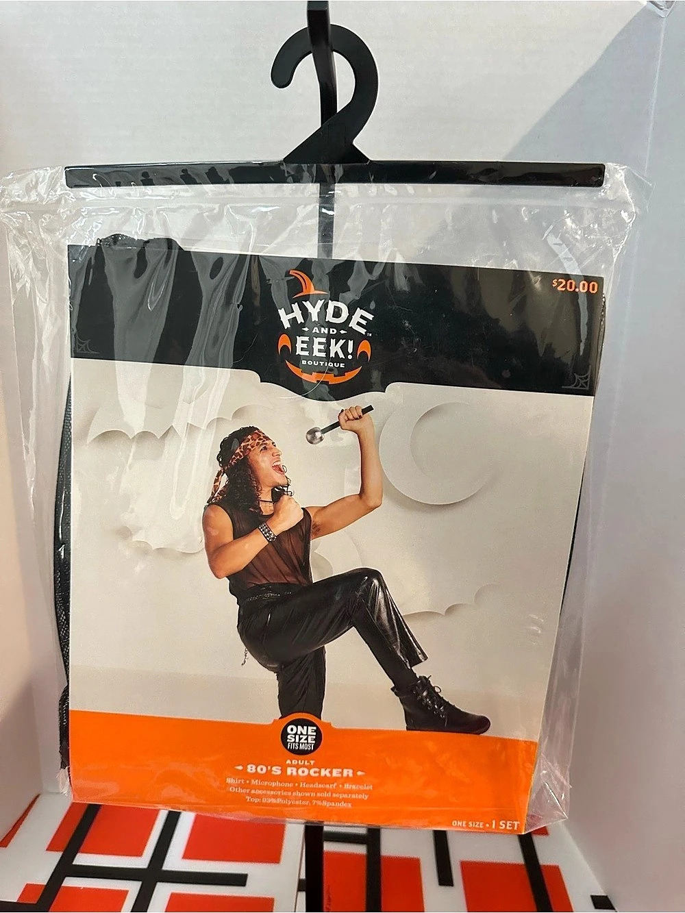 Hyde and Eek! Boutique Adult '80s Rocker Costume! Adult - Brand NEW!